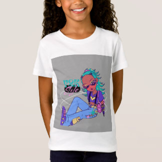 camisa meia manga para menina