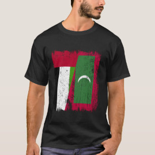 Camisa meio-mastro dos Emirados Maldivas Emiradens