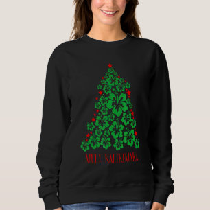 Camisa Mele Kalikimaka Para Mulheres Havaí Havaian