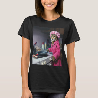 Camisa Meme de Gata Dona de Casa Engraçada Rotativ