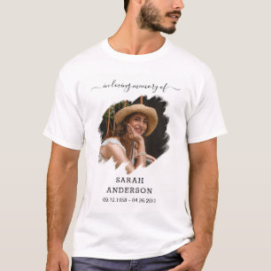 Camisa Memorial Personalizada com Foto Nome Datas 