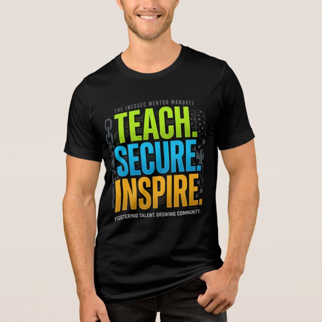 Camisa Mentor: Ensine, Proteja, Inspire (Frente)