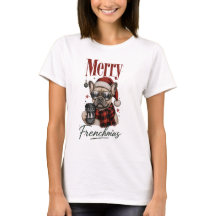 Camisa Merry Frenchmas French Bulldog
