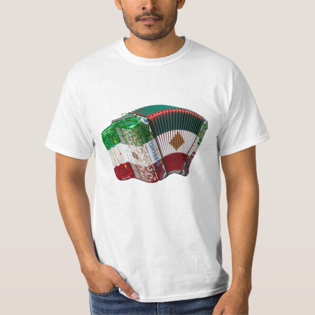 Camisa mexicana do acordeão (Frente)