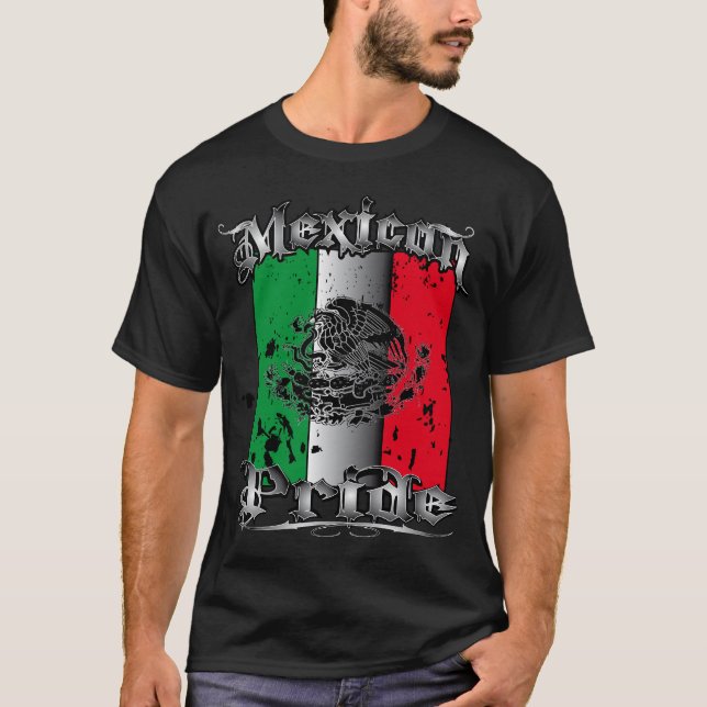 Camisa mexicana do tatuagem T do orgulho mexicano (Frente)