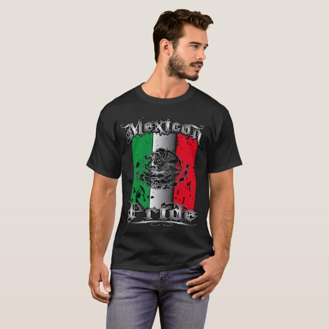 Camisa mexicana do tatuagem T do orgulho mexicano Zazzle Brasil