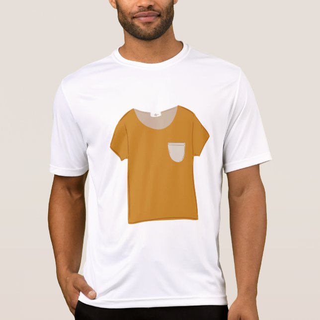 Camisa Minimalista Amarela Mostarda (Frente)