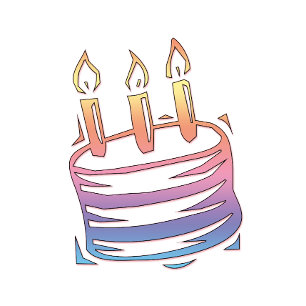 Camisa Minimalista de Bolo de Aniversário   Arte d