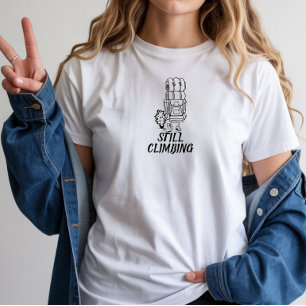 Camisa Minimalista de Montanha com Design de Linha