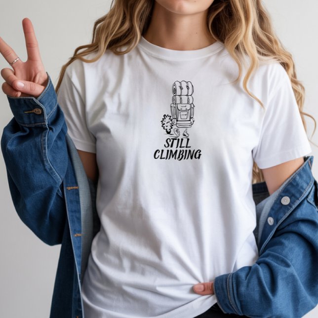 Camisa Minimalista de Montanha com Design de Linha (Criador carregado)