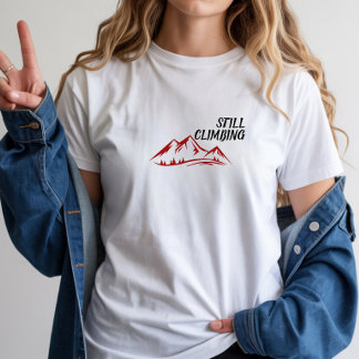Camisa Minimalista de Montanha Design de Linha Sim