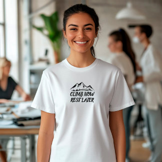 Camisa Minimalista de Montanha Design de Linha Sim