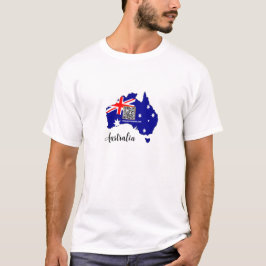 Camisa Moderna QR do Código Austrália, Bandeira au