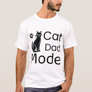 Camisa Modo Pai de Gato, Presente Divertido para P
