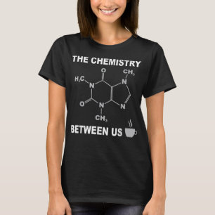 Camisa Molécula De Cafeína CoffeeCaffeine Com Dize