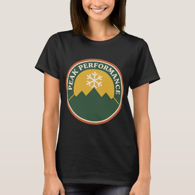 Camisa Montanha Floco de Neve Peak Performance (Frente)