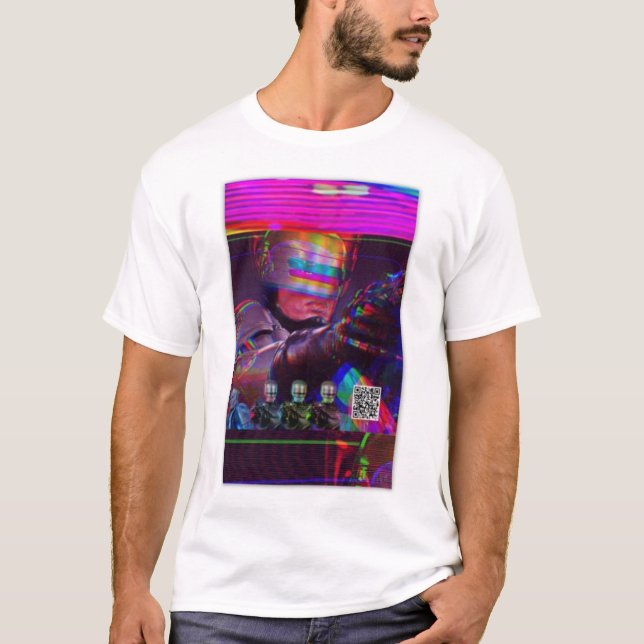 Camisa morto Mall Cop Retrowave (Frente)