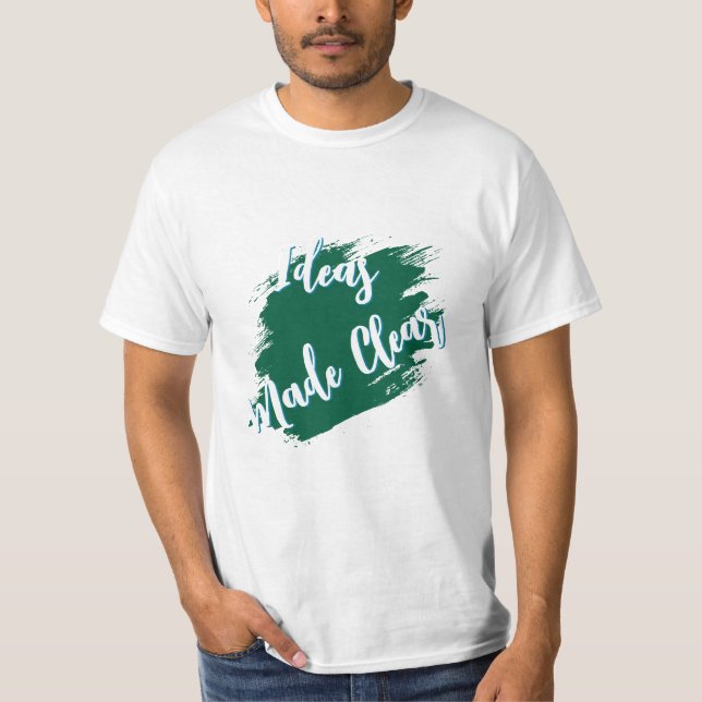 Camisa Motivacional "Ideias Claras" (Frente)