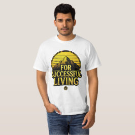 Camisa Motivacional Vintage Para Viver com Sucesso