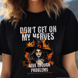 Camisa MS, T-shirt sarcástica de bruxas, colher