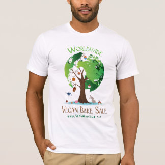 Camisa mundial da venda do assar do Vegan por