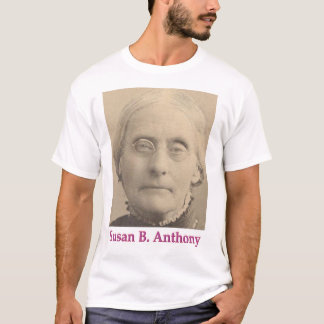 Camisa na Susan B. Anthony e direitos das mulheres