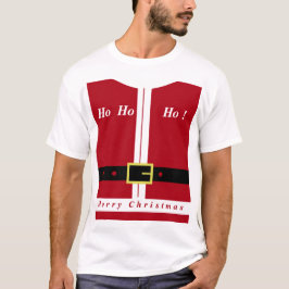 Camisa Natal Engraçado Design do Papai Noel Engraç