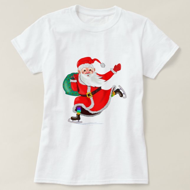 Camisa Natal Papai Noel com presentes (Frente do Design)