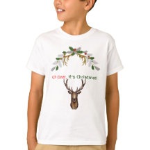 Camisa Natal Para Crianças