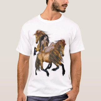 Camisa Nativa da Princesa Americana e Estalhões