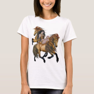 Camisa Nativa da Princesa Americana e Estalhões