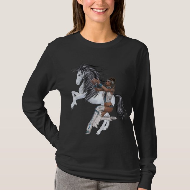 Camisa Nativa da Princesa Americana e Stallion (Frente)