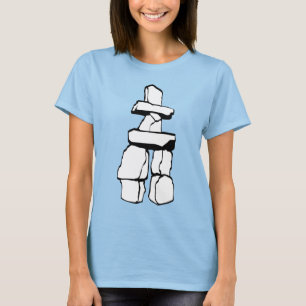 Camisa nativa de Inukshuk do Inuit do t-shirt da