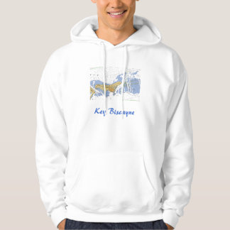 Camisa náutica da carta de Key Biscayne Miami