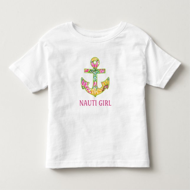 Camisa Náutica de Bebê com Babado (Frente)