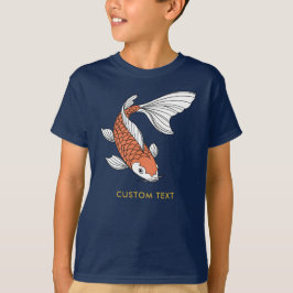 Camisa Navy Meninos com Texto Personalizado e Marc