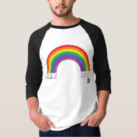 Camisa Negra-B-ball Arco-Íris Deus Pro Jesus Sav