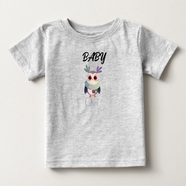 Camisa Negra Gráfica De Bebê Adorável - Cuta (Frente)