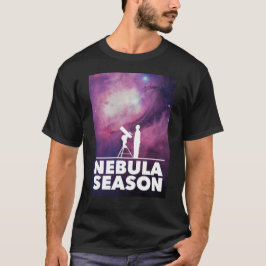 Camisa Negra Masculina da Época Nebula