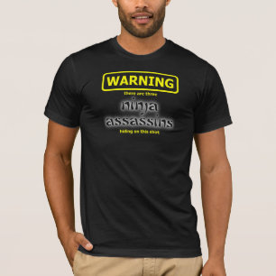 Camisa Ninja Assassino Engraçado Humor