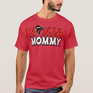 Camisa Ninja da mamãe - Mãe do Ninja de Aniversári