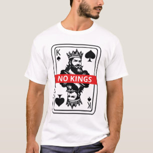Camisa No Kings Spade – Rei Preto e Branco Jogando