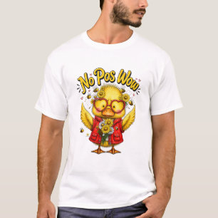 Camisa No Pos Wow Cute Duck Animal Kawaii Engraç
