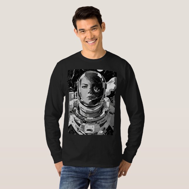 Camisa Noir Astronaut Muse (Frente Completa)