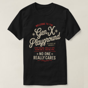Camisa Nostalgia Engraçada Gen X Playground