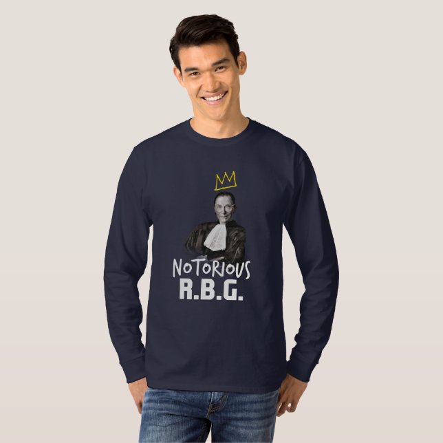 Camisa notória de RBG Ruth Bader Ginsburg (Frente Completa)
