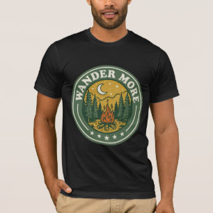 Camisa Noturna de Acampamento Wander More Estrelas