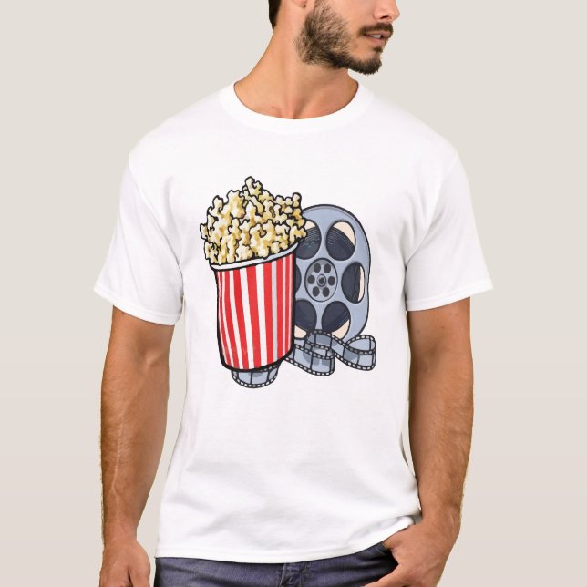 Camisa Noturna de Filme, Pipoca (Frente)
