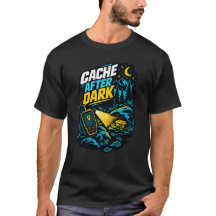 Camisa Noturna Geocaching Cache After Dark