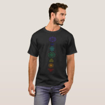 Camisa nova do arco-íris da idade de Chakra da